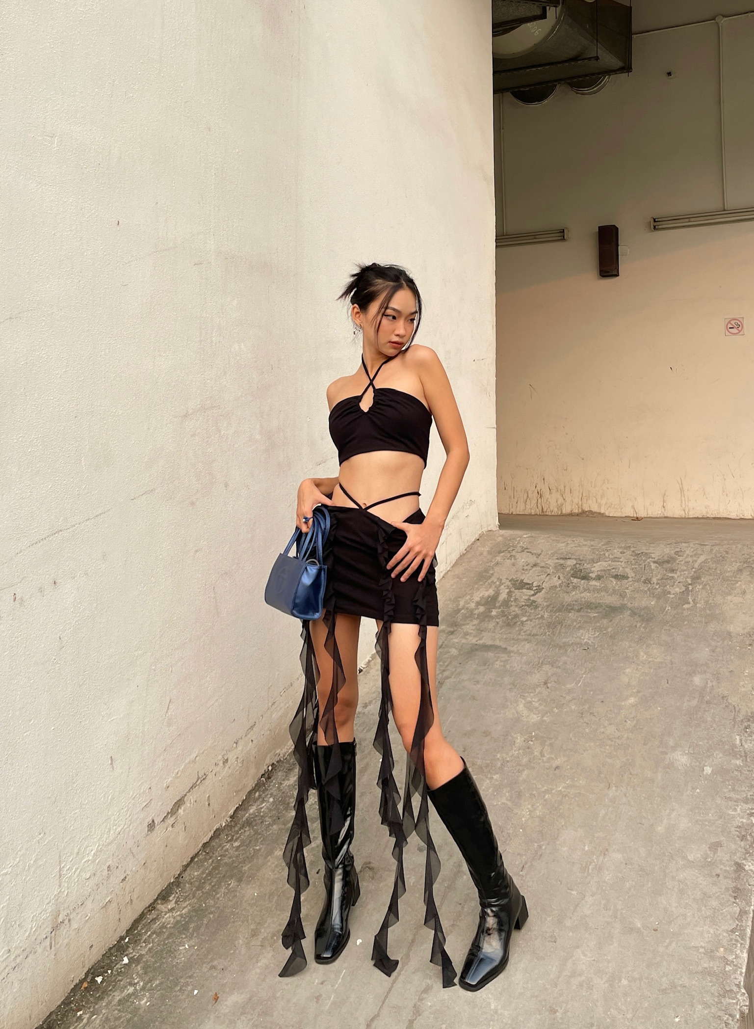 Set áo croptop và chân váy | MAY SET - CLÉLIE