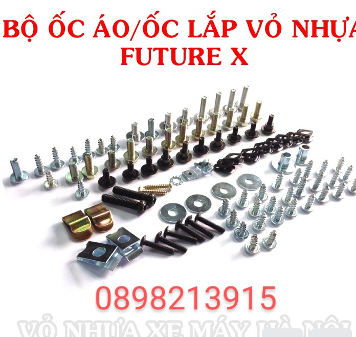 Bộ ốc áo lắp vỏ nhựa Future x