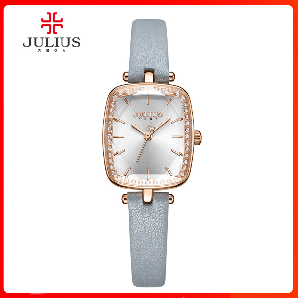 Đồng hồ nữ Julius Hàn Quốc JA-1341 dây da