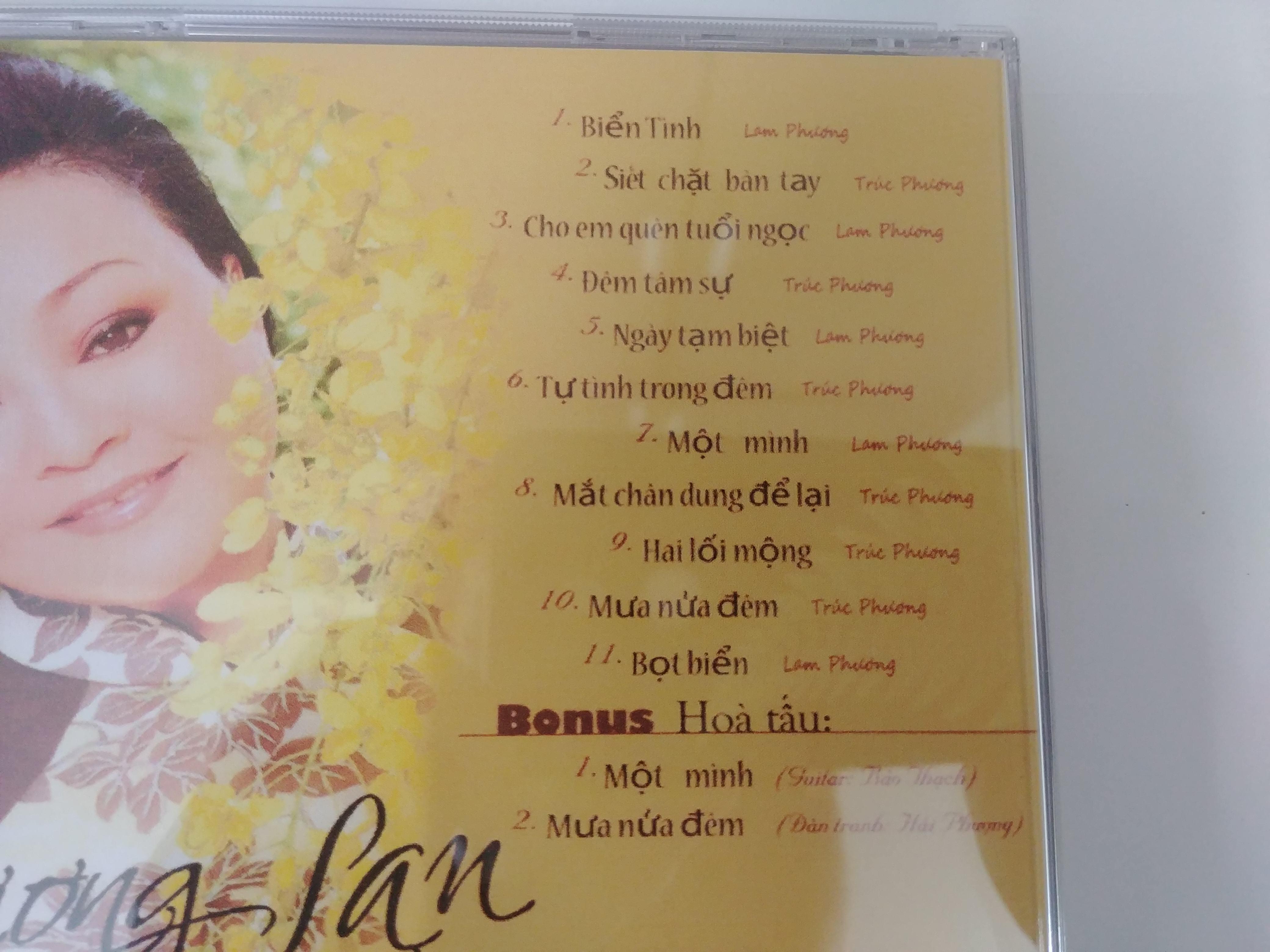 CD Tiếng Hát Hương Lan  (Sáng Tác : Lam Phương  Trúc Phương)