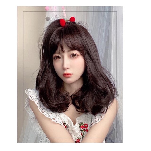 Tóc giả xoăn ngắn 😍😍FREESHIP🥰nguyên đầu mã 8161