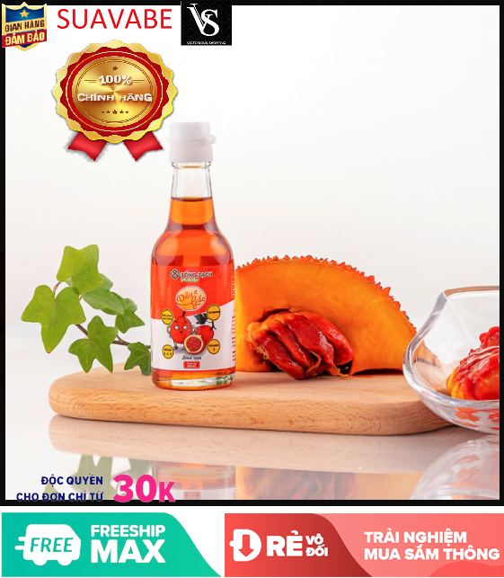 Dầu Gấc Cho Bé Ăn Dặm Dầu Gấc Nguyên Chất Sống Sạch Food chai 60ml