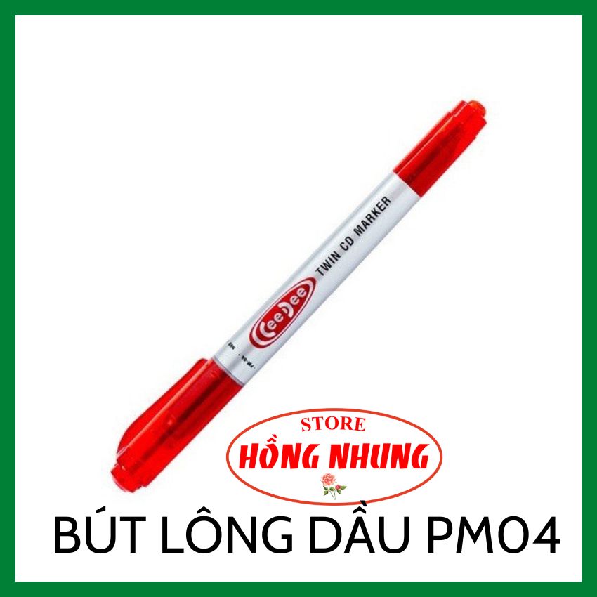 1 Cây Bút Lông Dầu PM04 Màu Đỏ