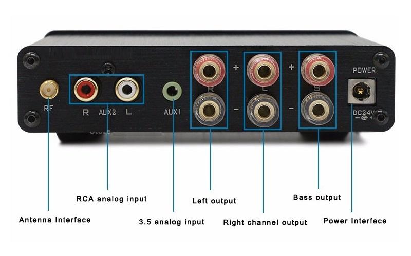 FX-Audio Công Suất Cao 2.1 Bluetooth 4.0