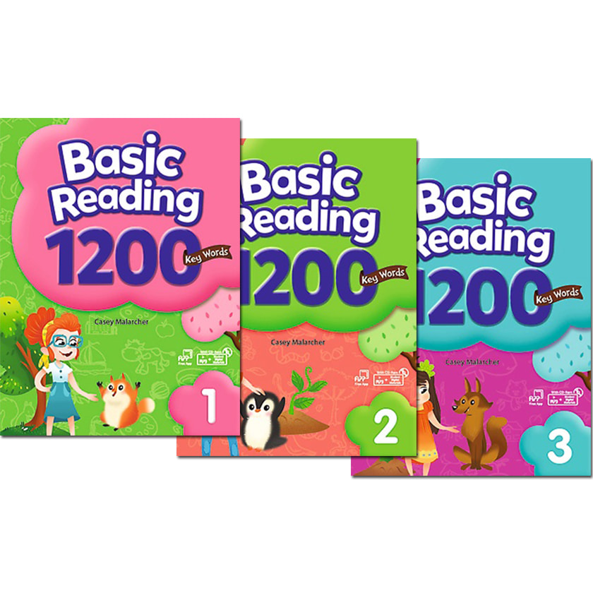 Sách Basic Reading 200, 400, 800, 1200 Key Words - Student Book with Workbook