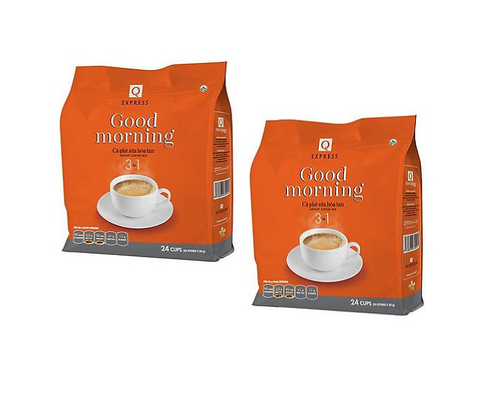 Combo 2 Bịch Cà Phê Sữa Hòa Tan Trần Quang - 1 bịch 24 Gói