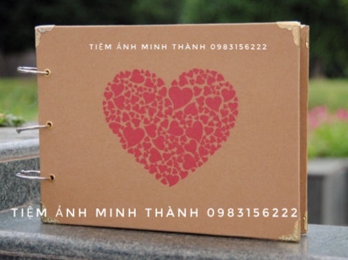 Album tự dán ảnh/tự làm album DIY (3 khoen tròn)