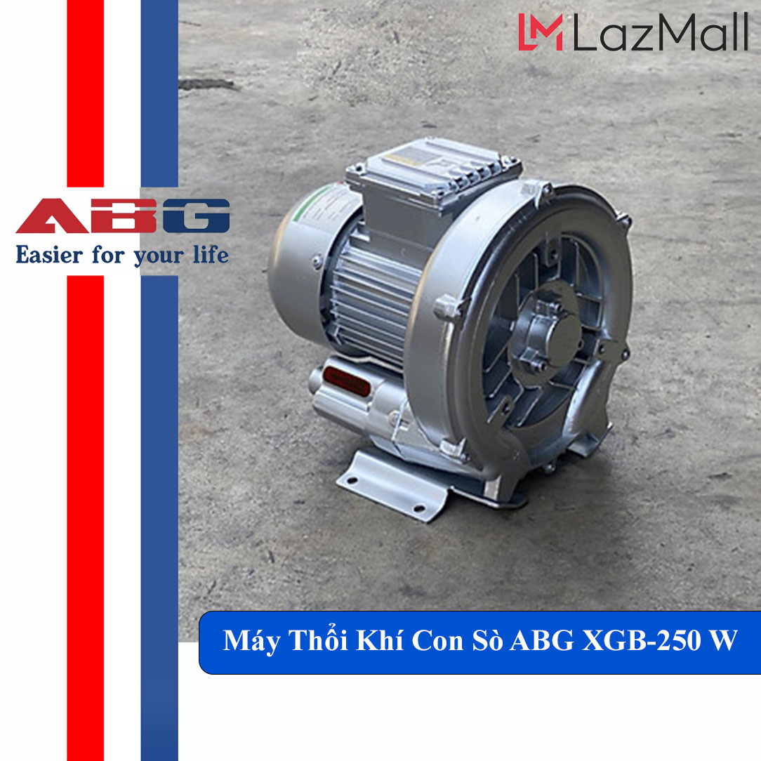 Máy thổi khí con sò công nghiệp abg xgb-250 w công suất nhỏ, bơm khí tạo oxy cho hồ nuôi thủy hải sản, sấy nông sản, làm mát các loại máy lớn – hàng chính hãng