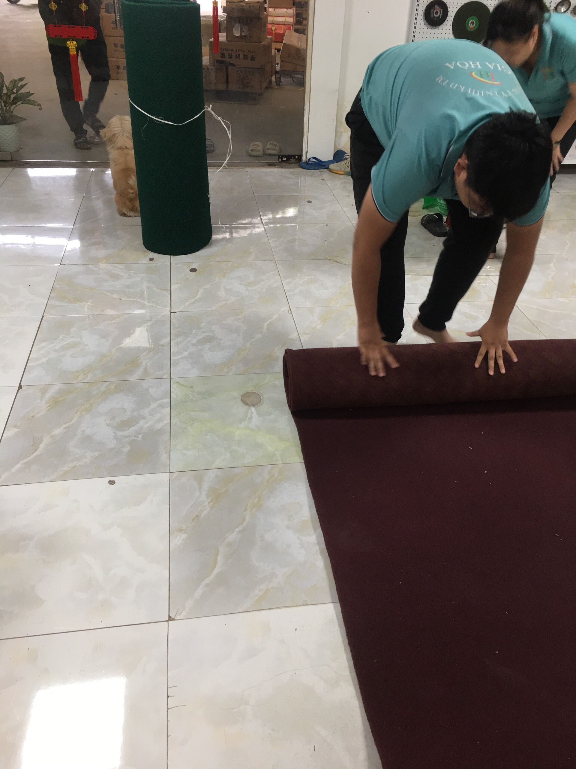 Bùi Nhùi Cuộn Đánh Bóng Hiệu 3M cao 130cm