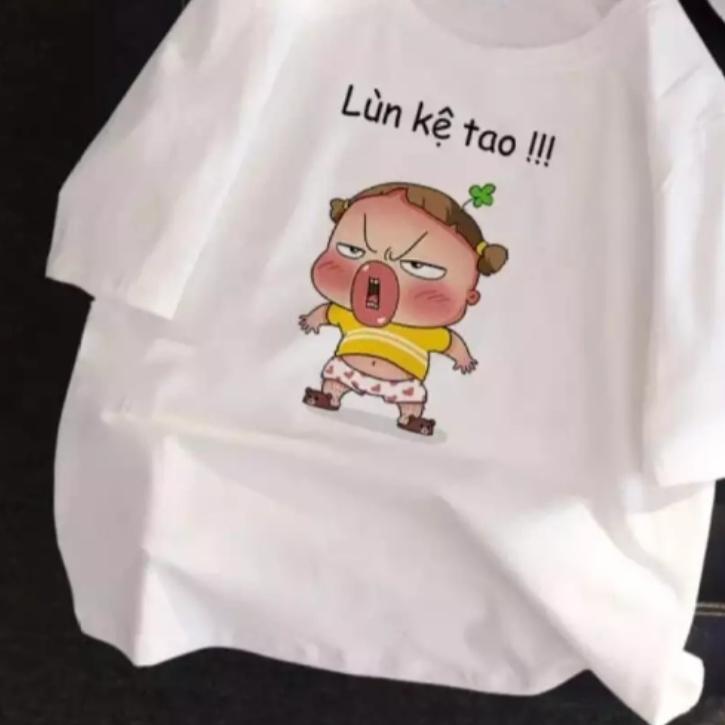 áo thun form rộng nam nữ lùn kệ tao