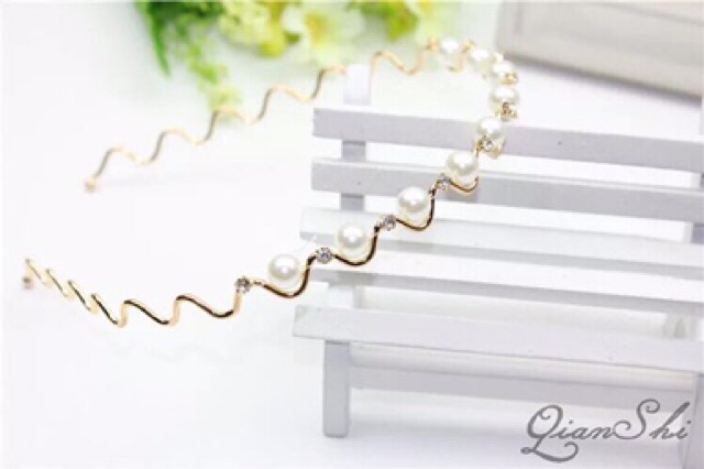 Cài tóc ngọc trai nhân tạo
