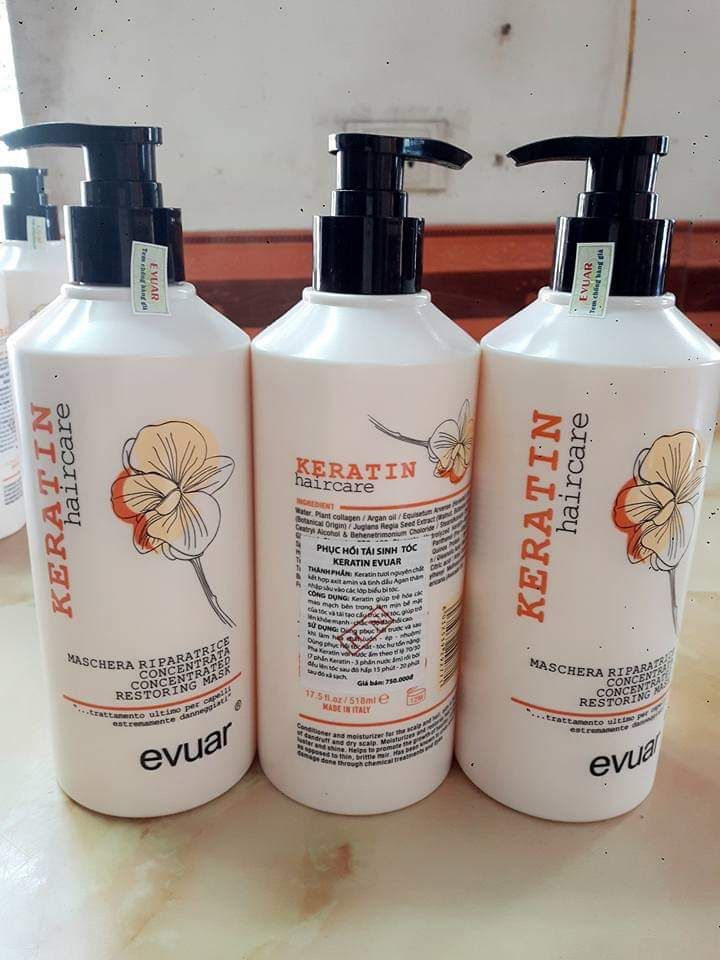 [HCM]KERATIN EVUAR CHUYÊN  PHỤC HỒI TÓC NÁT
