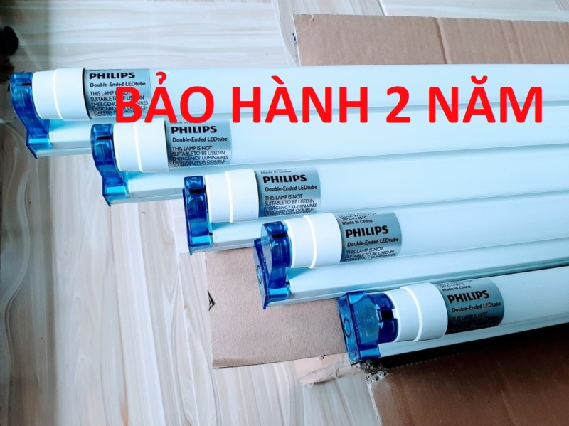 Combo 5 Bộ đèn led tuýp 1m2 ( 1,2m ) PHILIPS cao cấp ánh sáng trắng philip