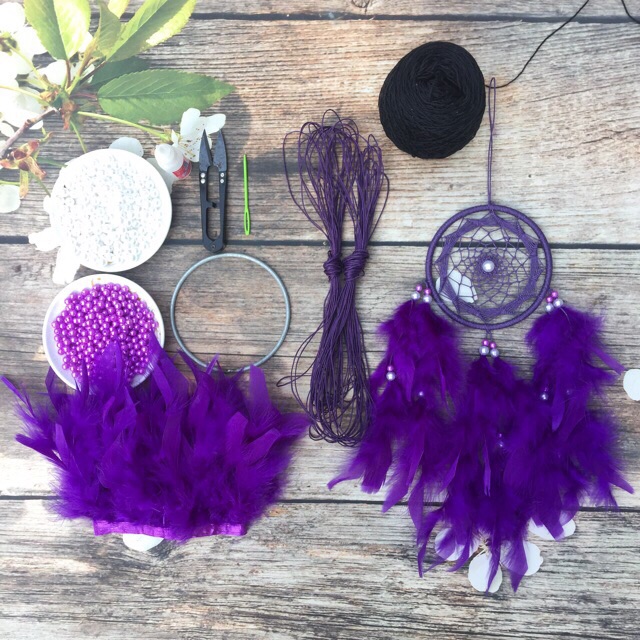 Bộ nguyên liệu làm dreamcatcher