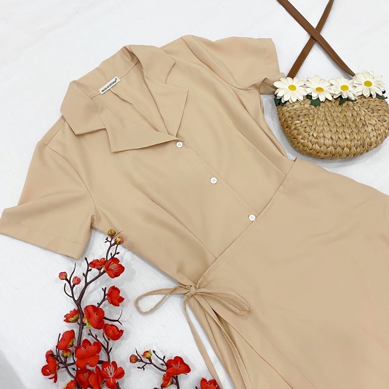 ĐẦM SƠ MI ĐẮP TÀ (Có ảnh thật) MS48