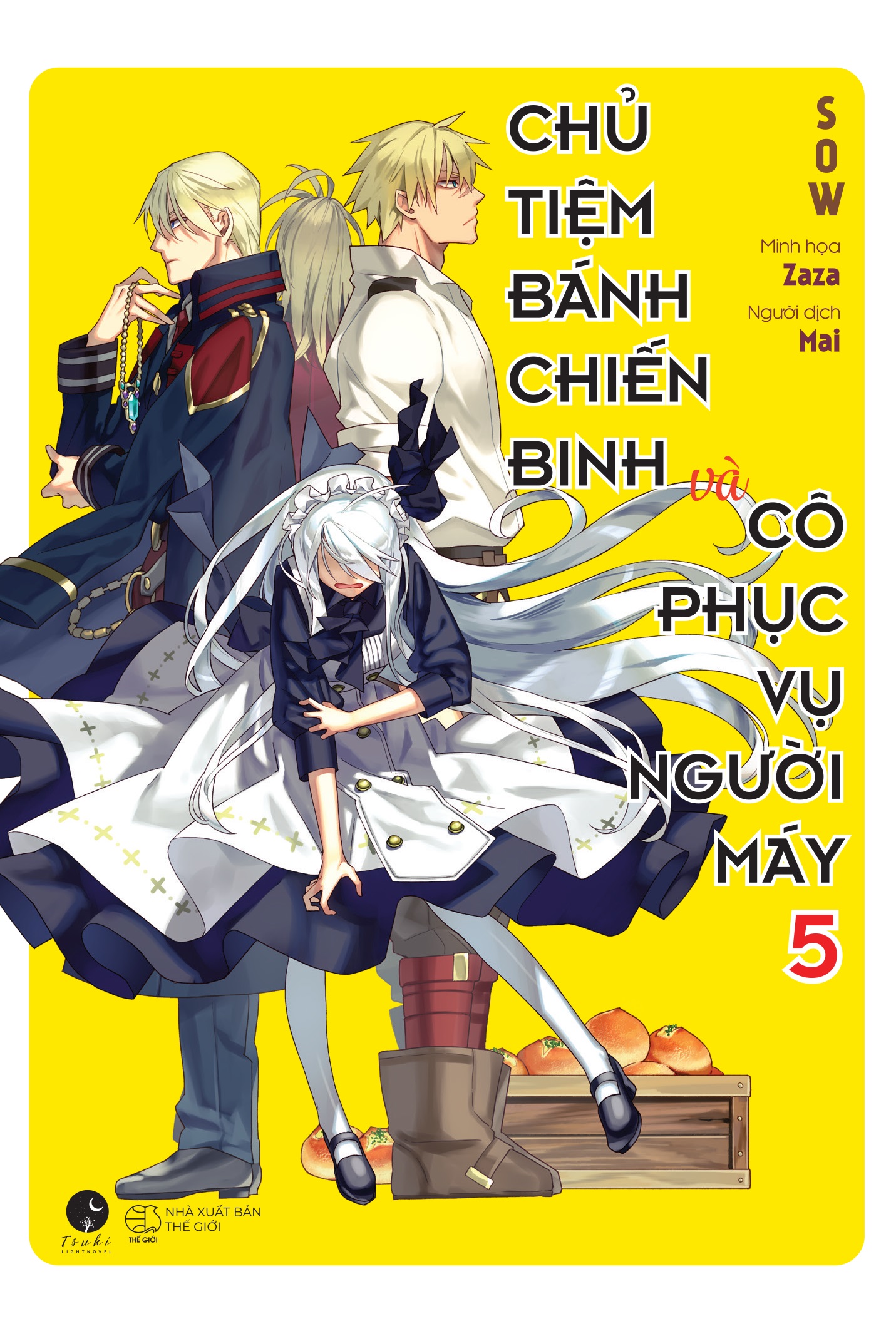 Sách - Chủ Tiệm Bánh Chiến Binh Và Cô Phục Vụ Người Máy (Tập 5)