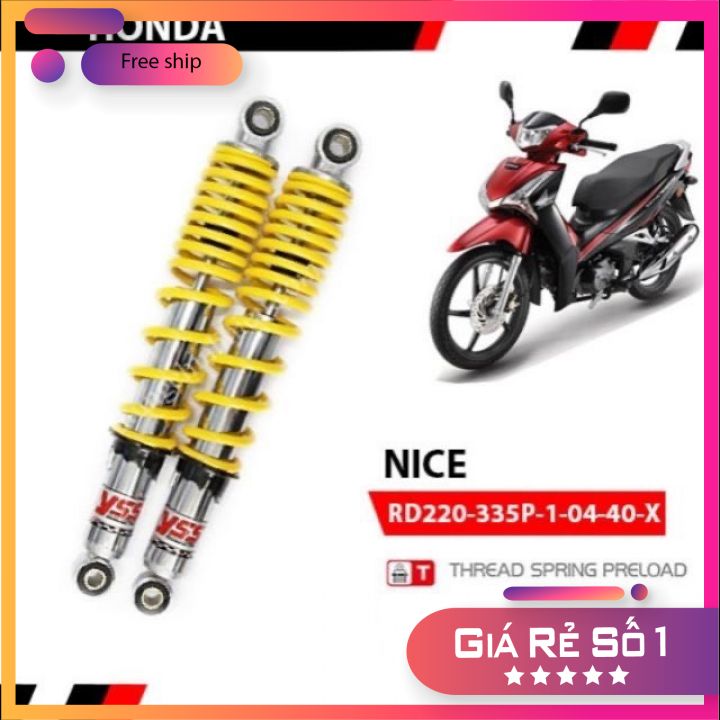 Phuộc nice u box 335 dream/wave/future/axelo/monkey/viva/xbike2021