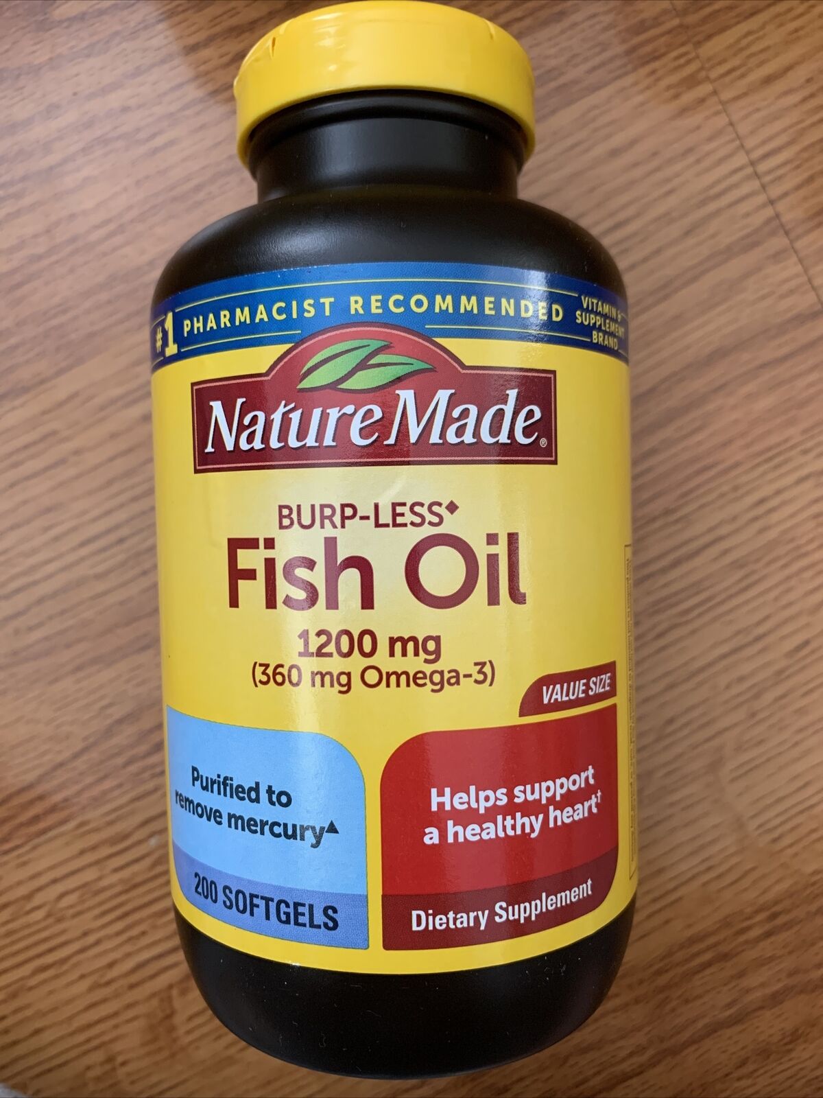 Fish Oil Nature Made 200 viên