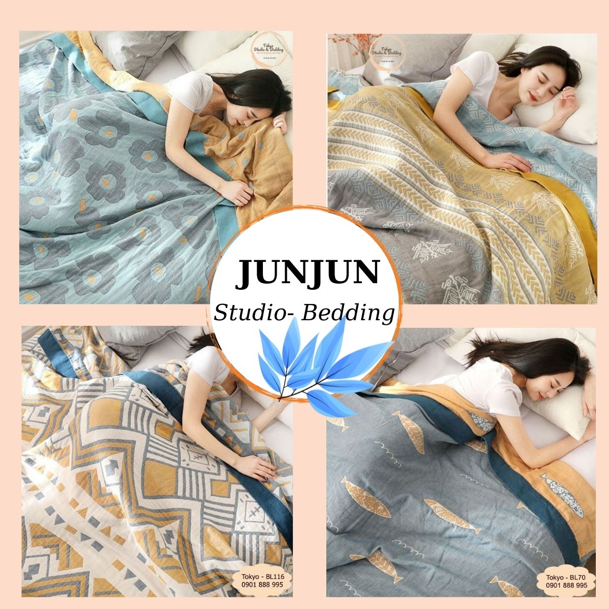 (2)TH Chăn Xô Organic Cotton Dòng Phổ Thông/Basic