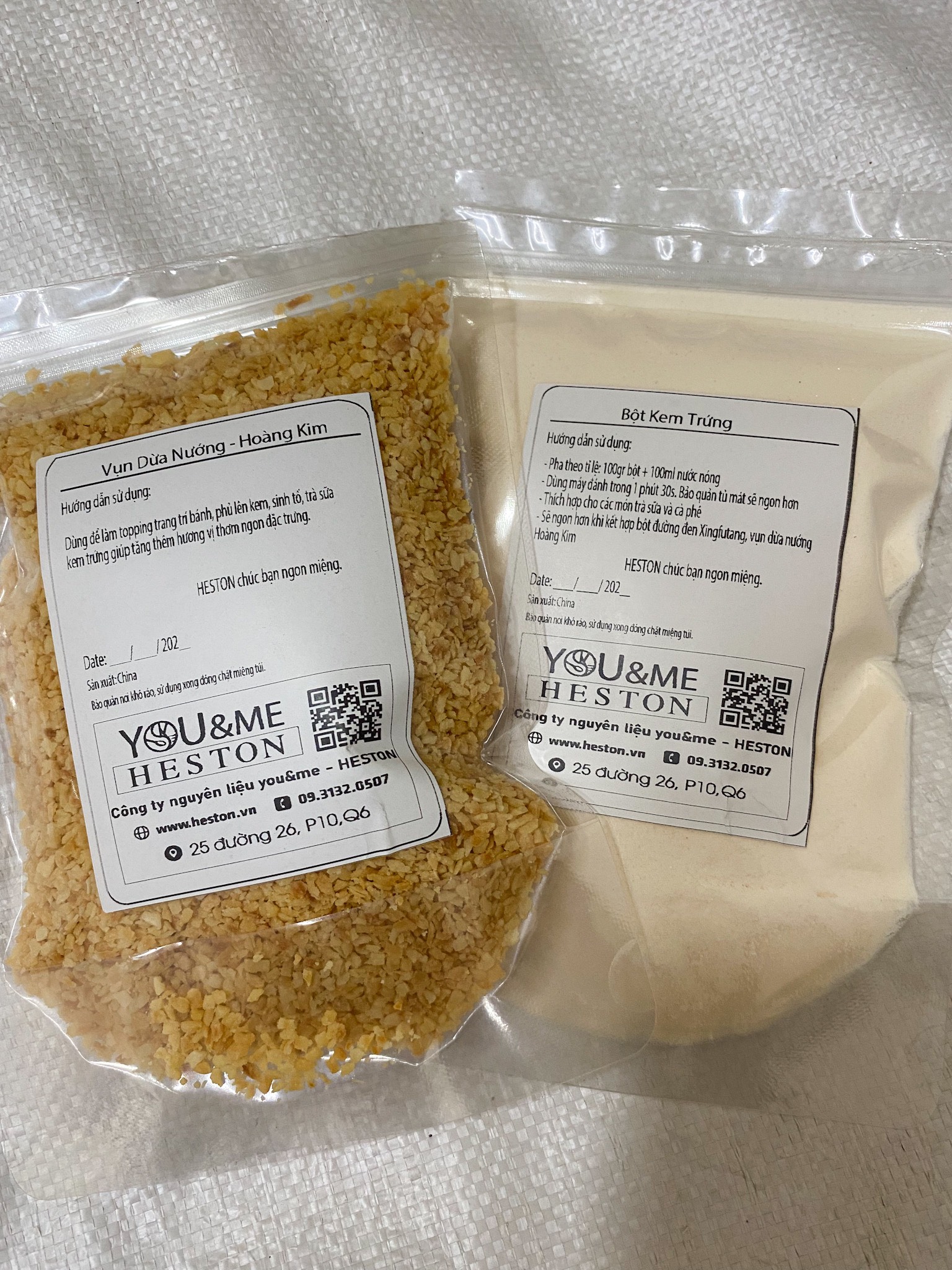 Bột kem trứng Xiaka 200gram