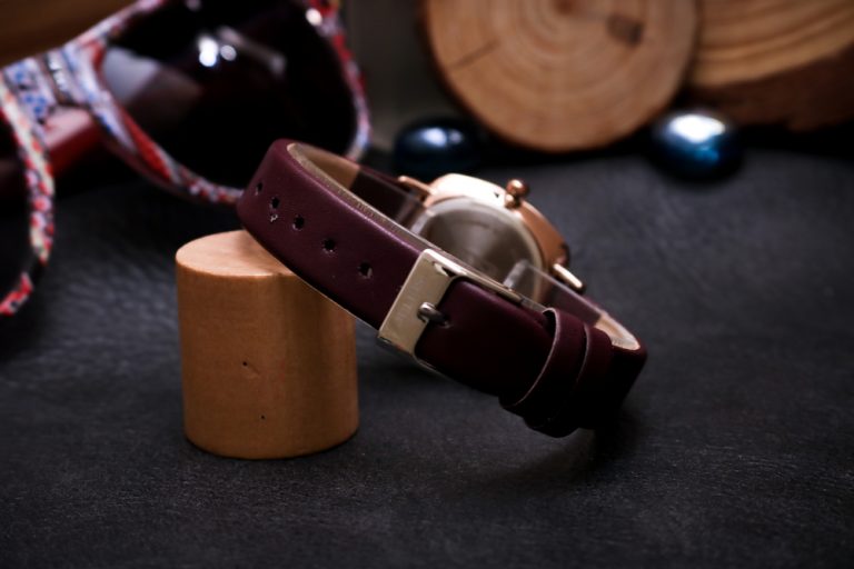 Đồng Hồ Nữ JA-1190LC Julius Hàn Quốc Dây Da (Đỏ)