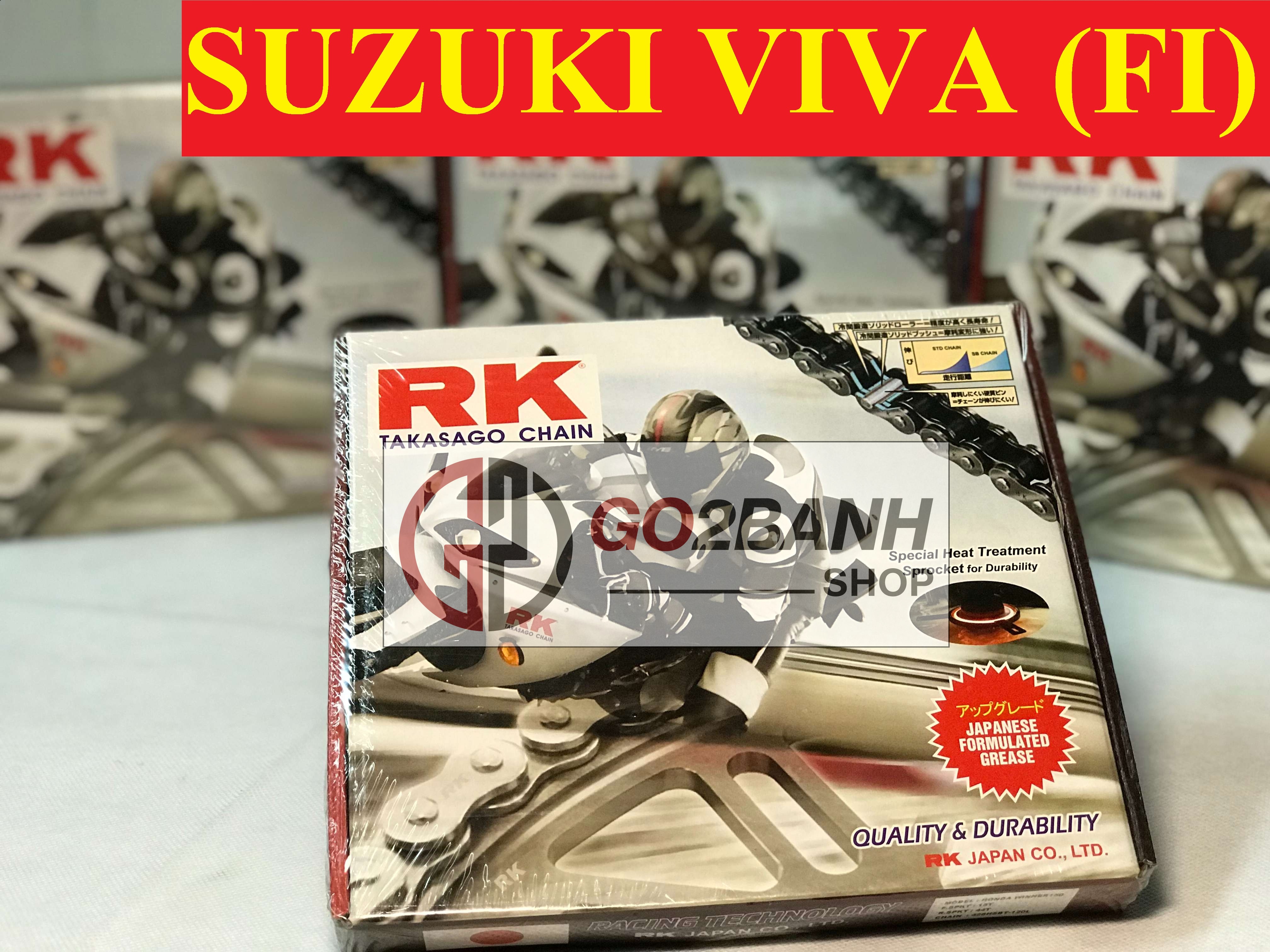 Nhông sên dĩa RK Viva chính hãng