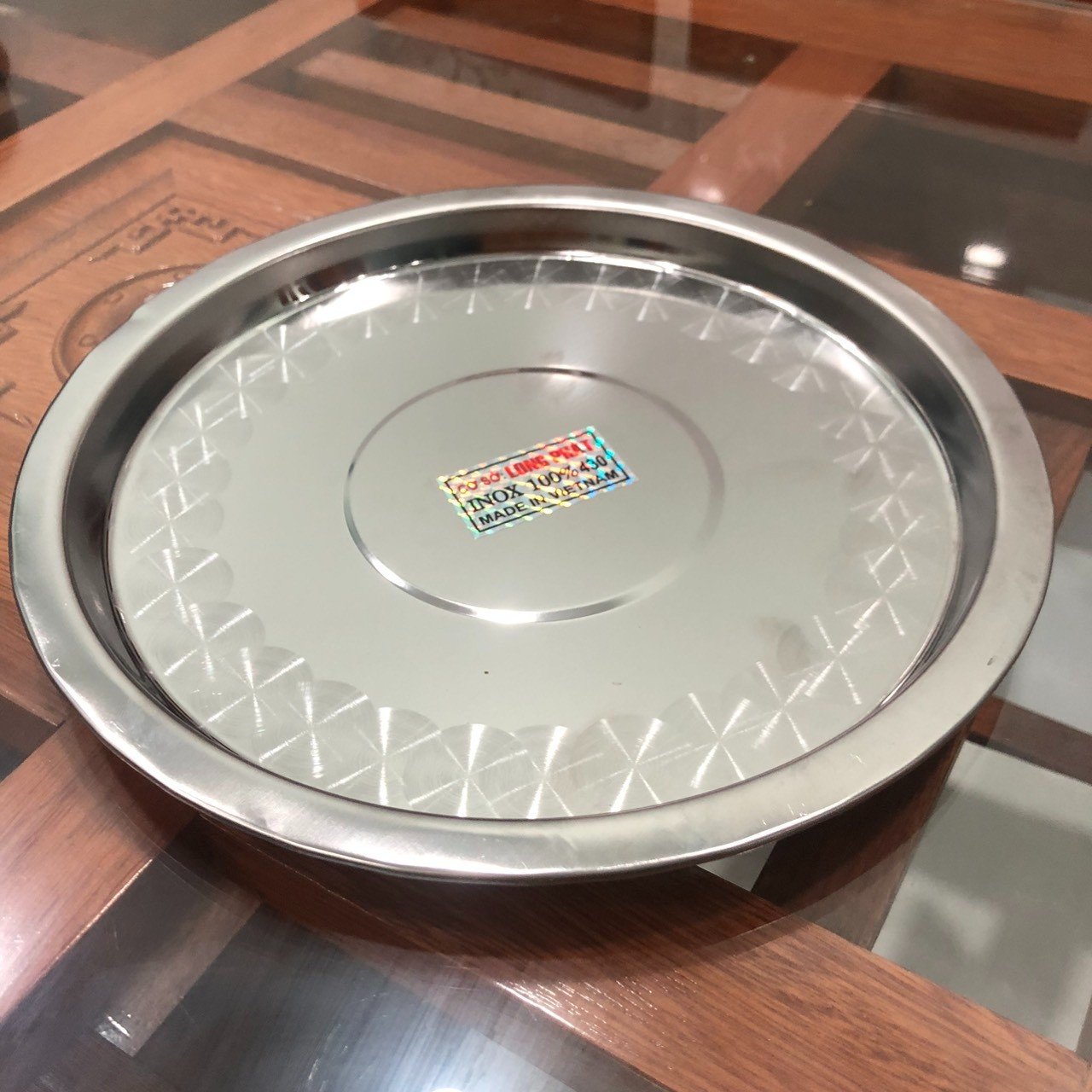 Dĩa lót bếp cồn tròn