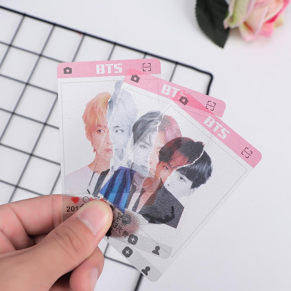 SET 8 CARD NHÁM BTS NHỰA TRONG SUỐT ANSWER