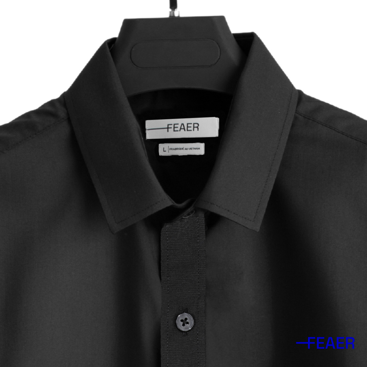 Áo sơ mi nam tay dài nam FEAER chất lụa thoáng, cao cấp Basic Long Sleeve