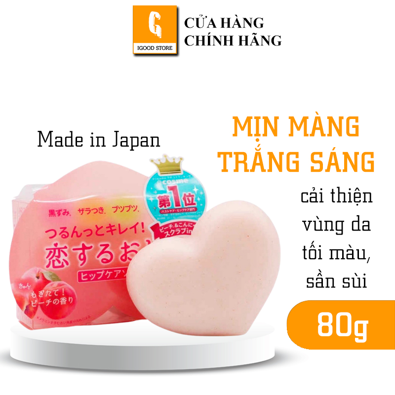 Xà phòng ngừa thâm mông Pelican Forback quả đào Nhật Bản 80g