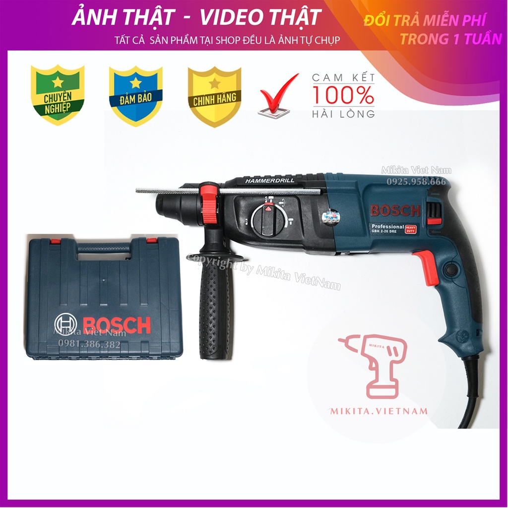 MÁY KHOAN BÊ TÔNG BOSCH 2-26 _ 3 chức năng