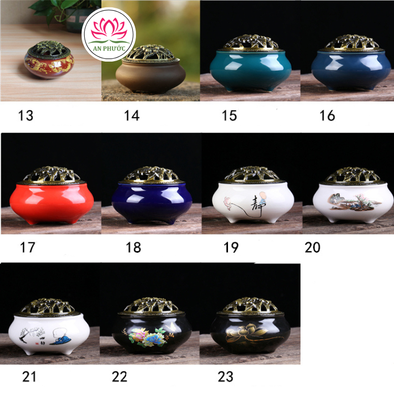 Lư gốm xông trầm