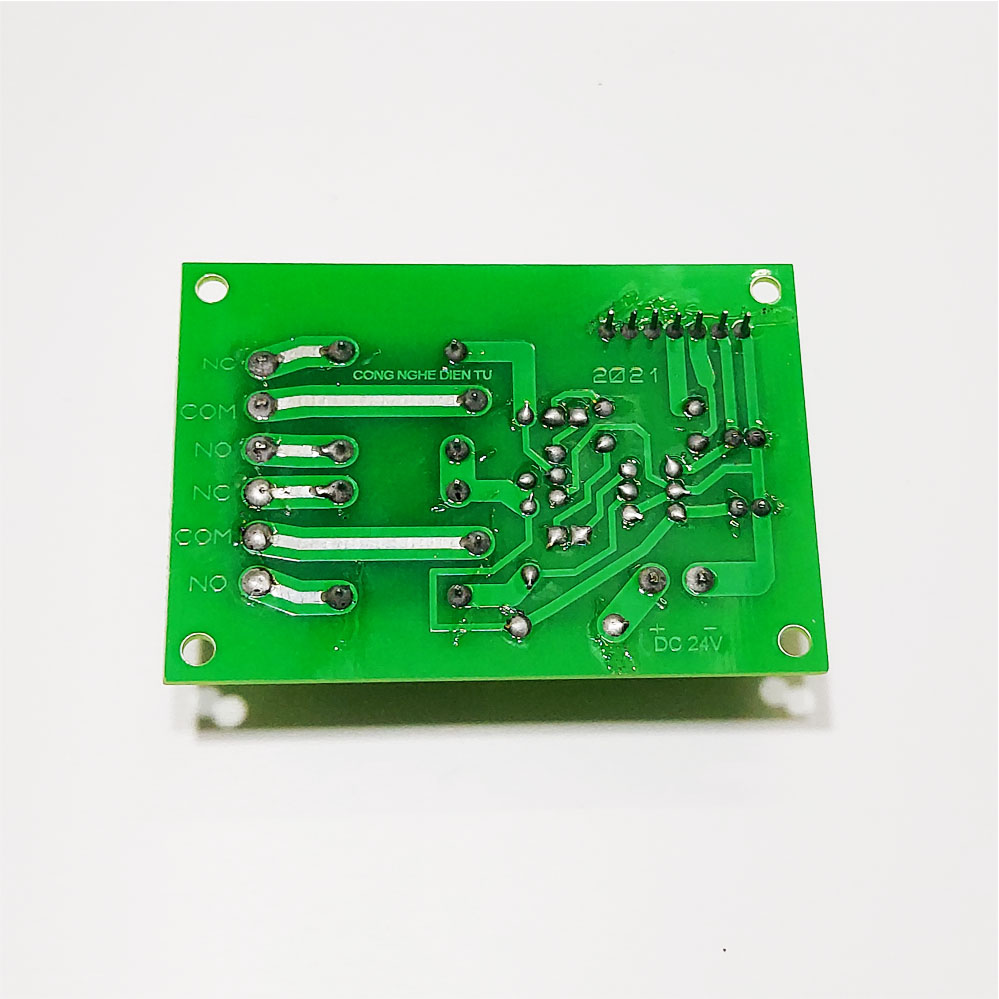 Bộ điều khiển từ xa 24v RF 433mhz 2 relay