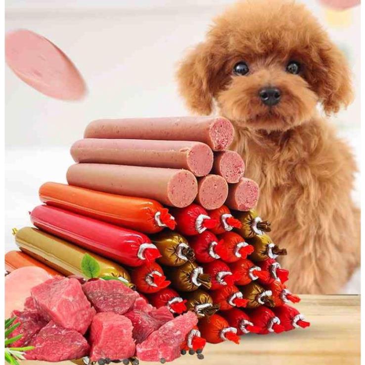 Orgo - Xúc xích chó mèo ăn liền (Bịch 60 cây đủ vị) -