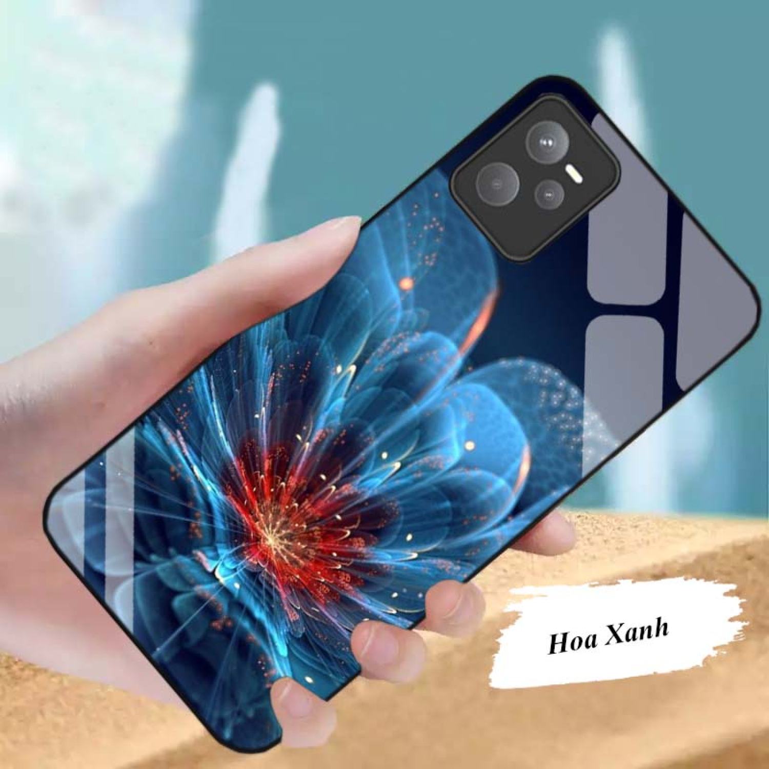 Ốp realme c11, realme c35 lưng kính cường lực mới ƞhất