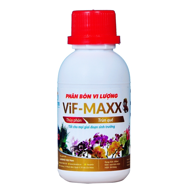 Phân Trùn Quế Thủy Phân (Phân Bón Vi Lượng VIF-MAXX) - 100ml