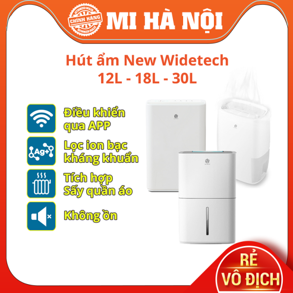 Máy hút ẩm Xiaomi New Widetech 30L / Widetech 18L / Widetech 12L - Trả góp 0%