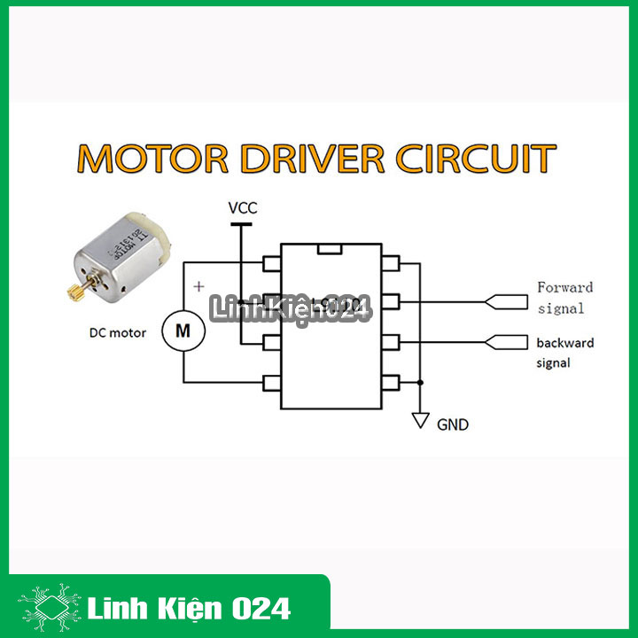 L9110 mạch cầu H dip-8