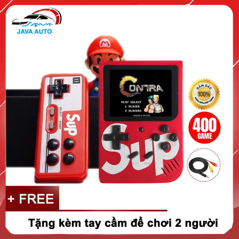 [ Tặng kèm tay cầm chơi 2 người ] Máy Chơi Game SUP 400 SUP400 Cầm Tay G1 Plus 400 In 1 - HƠN 400 TRÒ CHƠI