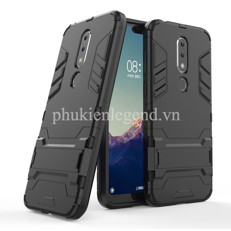 Ốp lưng chống sốc Iron Man cho Nokia 6.1 Plus