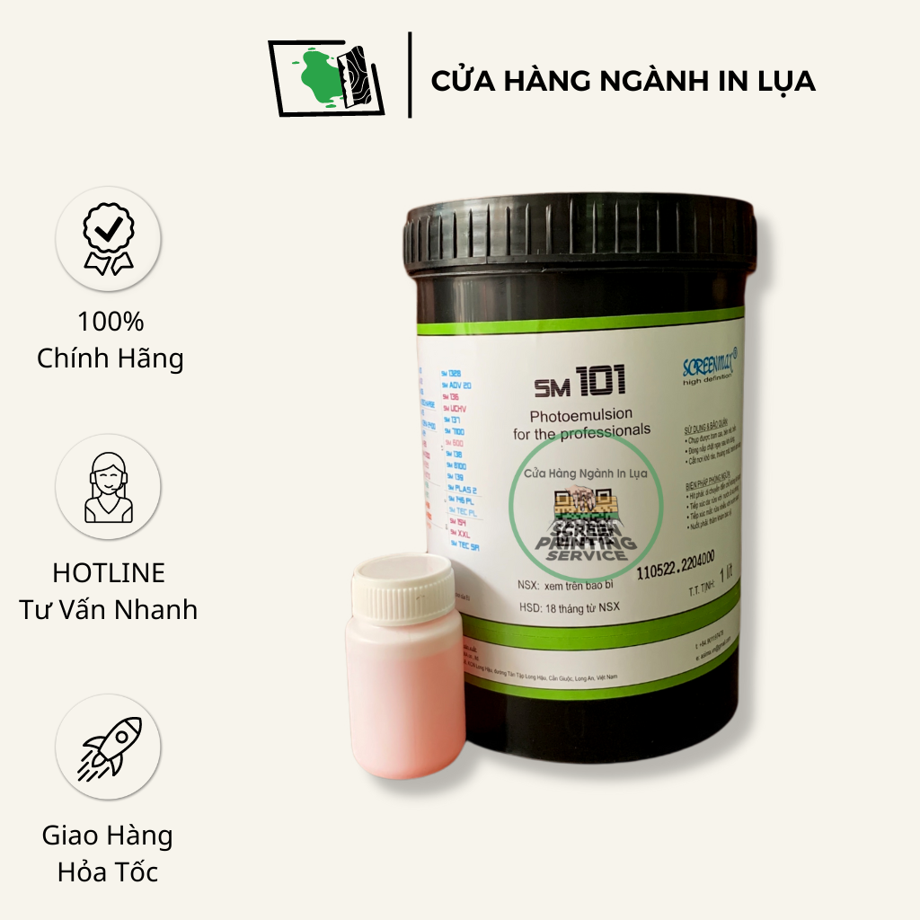 Keo chụp bản SM 101 hệ nước