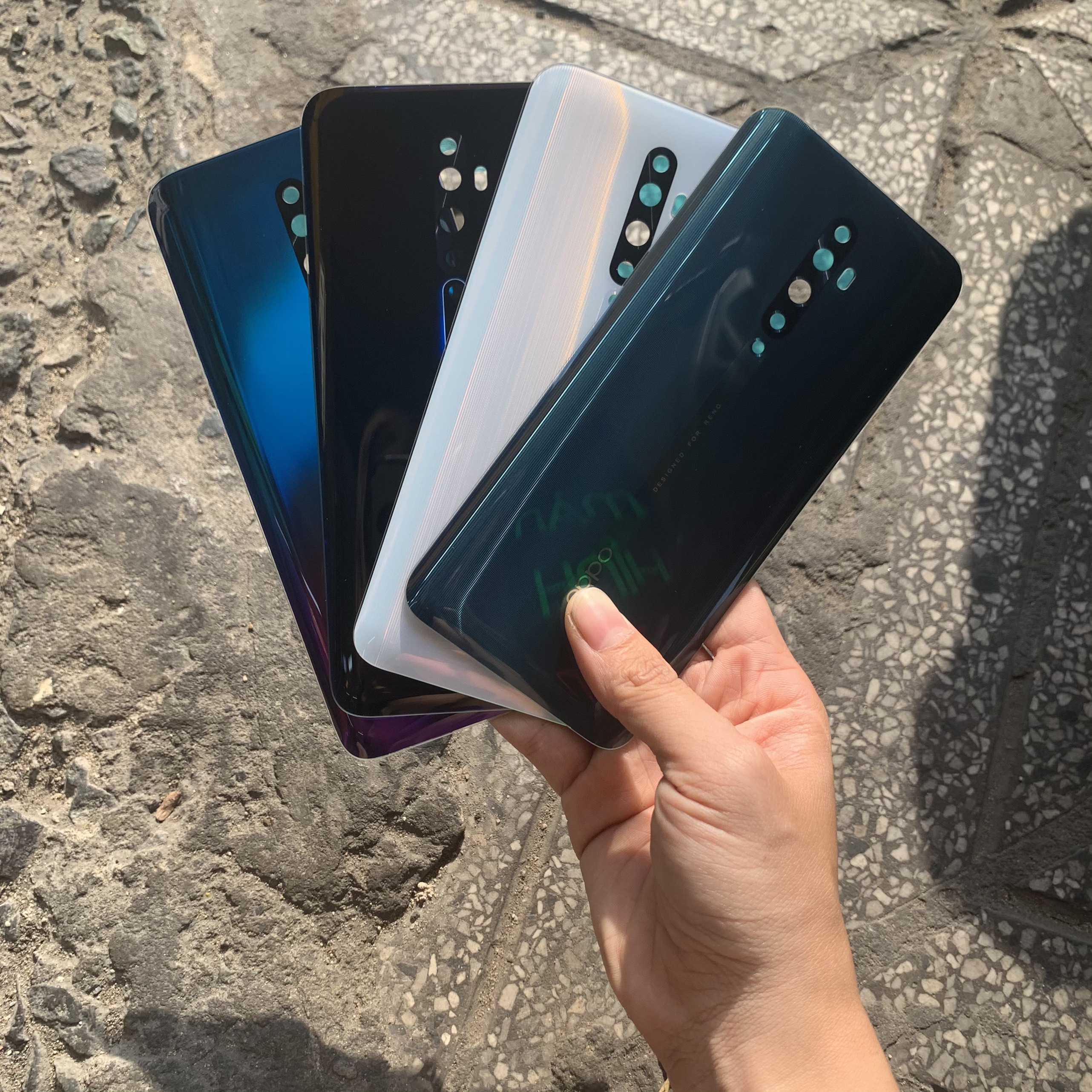Mặt lưng / nắp lưng OPPO Reno 2F ZIN ) Tặng kèm keo dán lưng chai 15ml