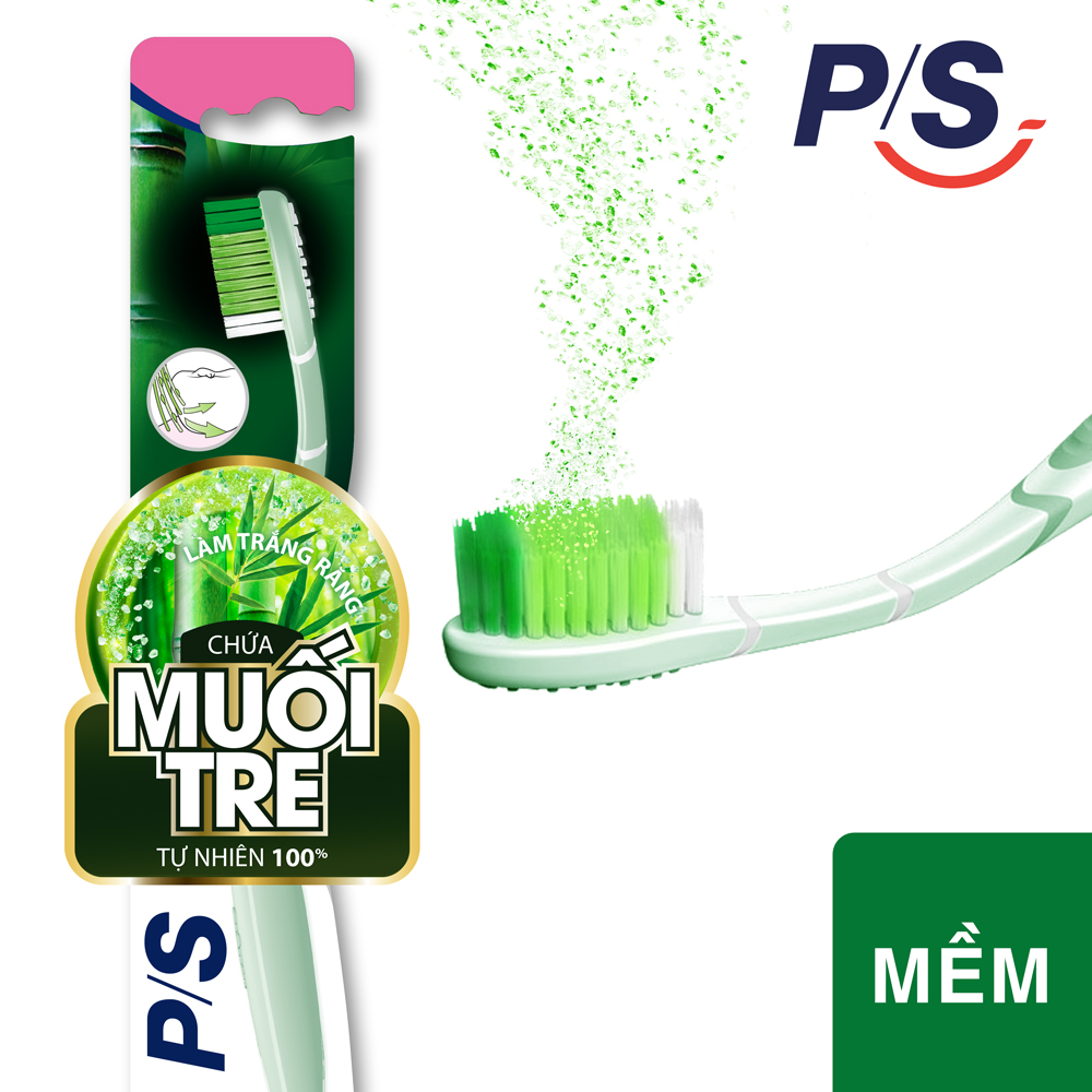 [HCM]Bàn chải đánh răng P/S muối than tre