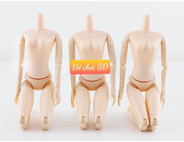 Thân búp bê 20 khớp - phụ kiện búp bê 30cm