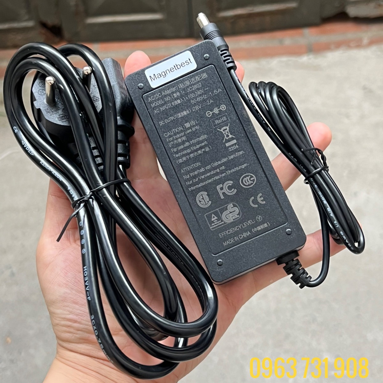 Bộ nguồn sạc 28v 2a loại tốt