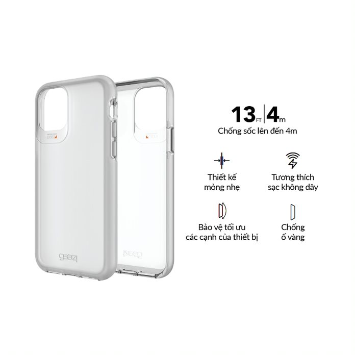 Ốp lưng chống sốc Gear4 D3O Hampton 4m cho iPhone 11 Pro