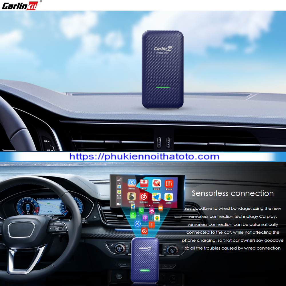 Carplay và Android Auto Không Dây CarlinKit 4.0 CP2A