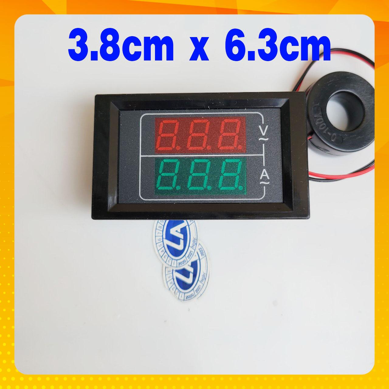 Đồng Hồ Đo Điện Đo Dòng Ampe 220v 100A