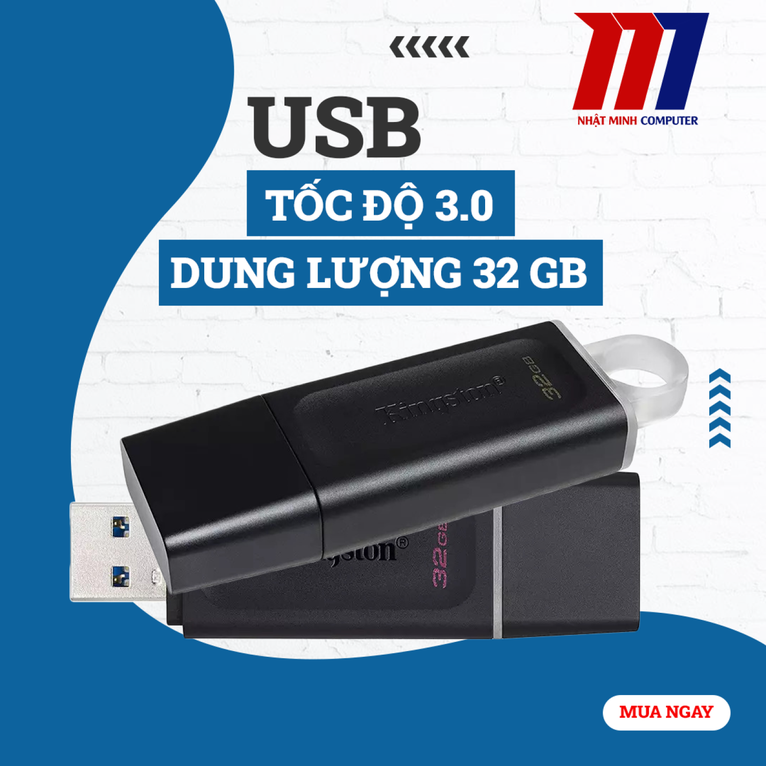USB 3.2 Kingston DataTraveler Exodia DTX 32GB chính hãng bảo hành 5 năm