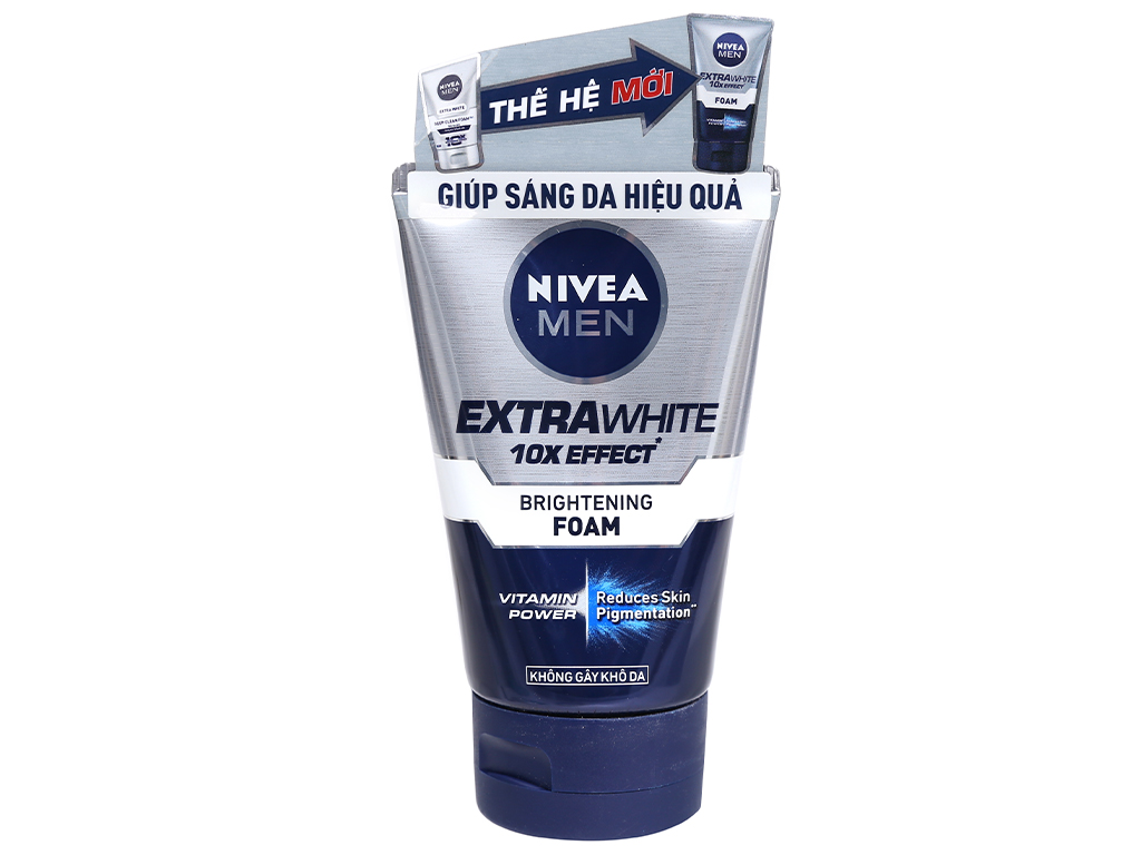 [HCM]Nivia Sữa rửa mặt Nivia MEN extra white giúp Sáng Da 100g